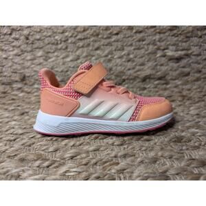 Adidas Rapidarun Kids Girls Pink Athletic Running Sneakers Shoes Size 9K
